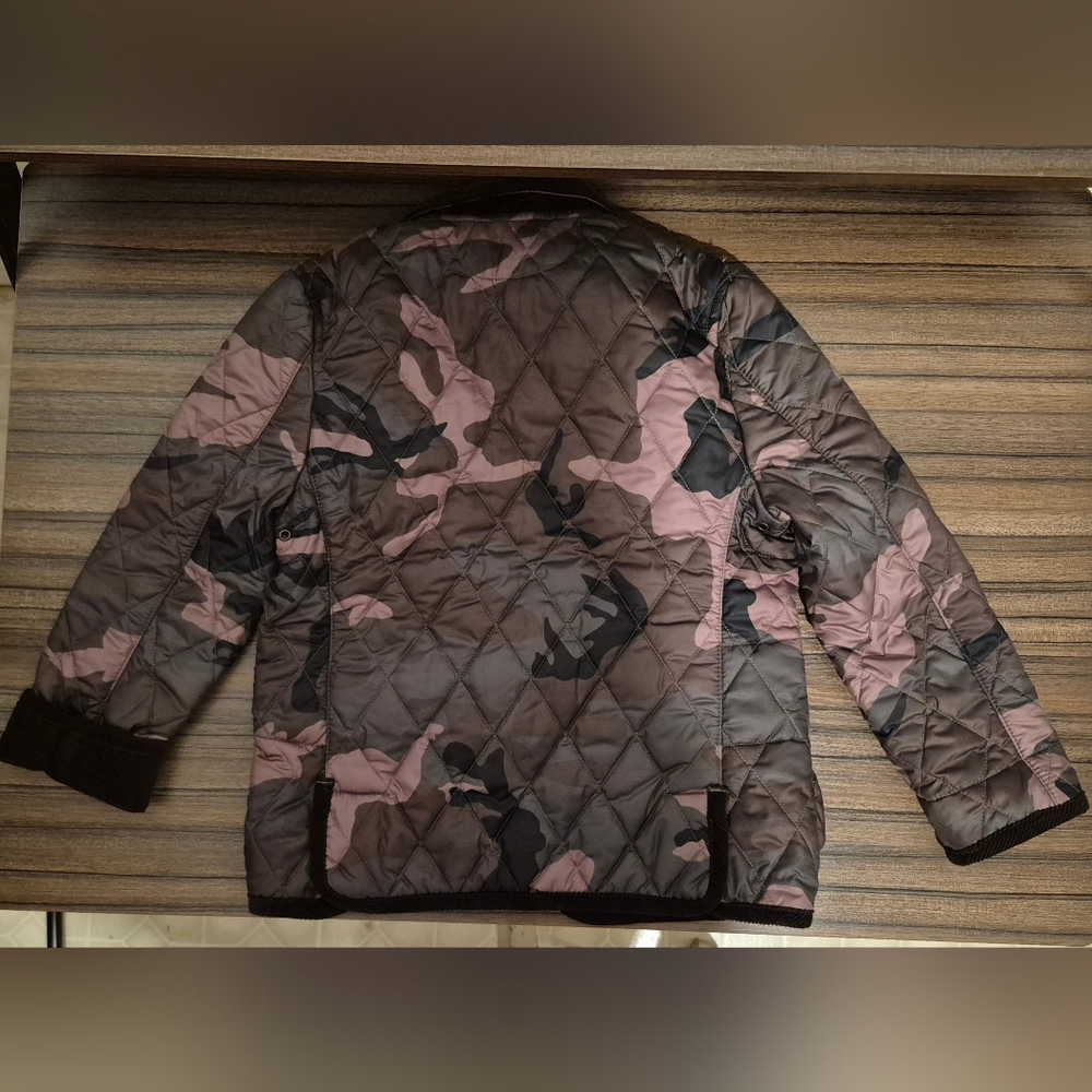Polo by Ralph Lauren Kids Boys Camouflage Puffer Jacket - Black and Pink - Picture 2 of 4